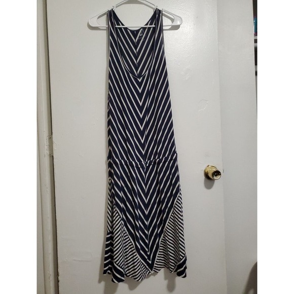 NY&Co. New York & Company Dresses & Skirts - NEW YORK & CO Size L Striped Dress Blue And White
